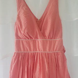Three Pink Hearts Fit & Flare spring dress